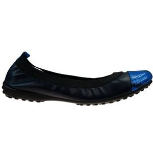 Bailarinas GOLIA AZU Navy Blue Snake Toe Ballerina Flats